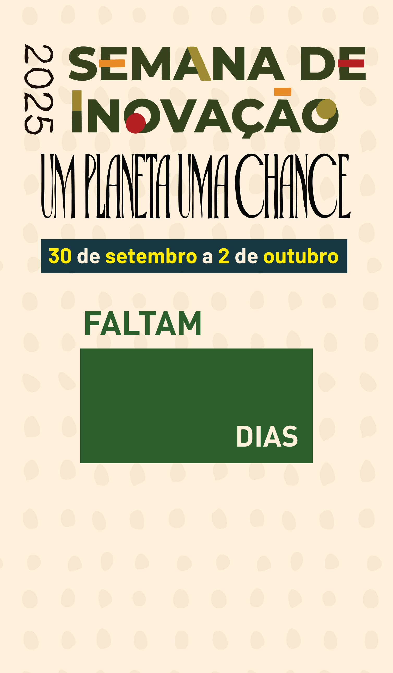 Semana de Inovação de 30 de Setembro até 02 de Outubro