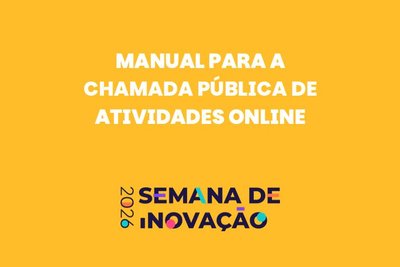 MANUAL PARA A CHAMADA PÚBLICA DE ATIVIDADES ONLINE